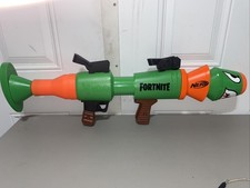 NERF Fortnite Dart Gun Rocket Launcher Green Orange Toy Blaster missing missile
