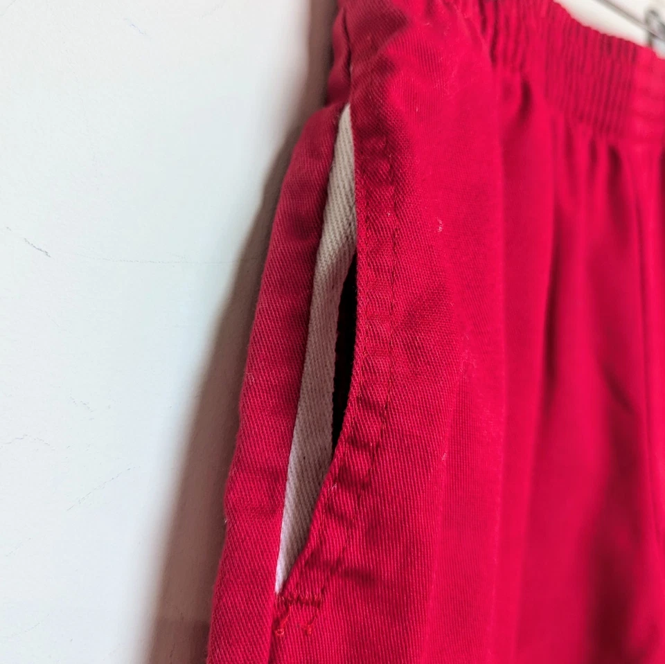 Винтажные шорты 80-х Lands' End с плоской передней частью для мальчиков молодежные спортивные размер 6 - Изображение 2 из 4