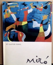 Joan Miro SURREALIST Fine ART BOOK by GASTON DIEHL PB Crown Publishers