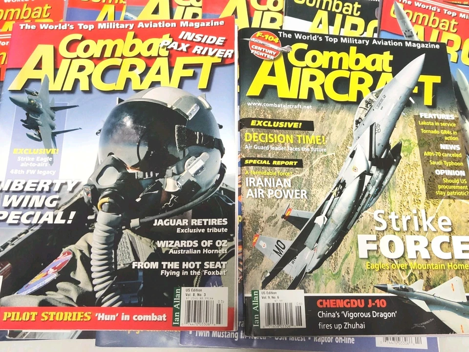 24xCombat Aircraft Magazines Lot 2000-2008 World's Top Military Aviation Magazin - Image 4 of 4