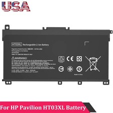 New HT03XL Battery for HP Pavilion L11421-2C2 L11119-855 14-CE 14-CF 15-CS 15-DA