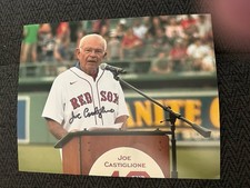 Joe Castiglione Boston Red Sox Ford Frick Hall Of Fame 2024 Signed 8 X 10 Photo