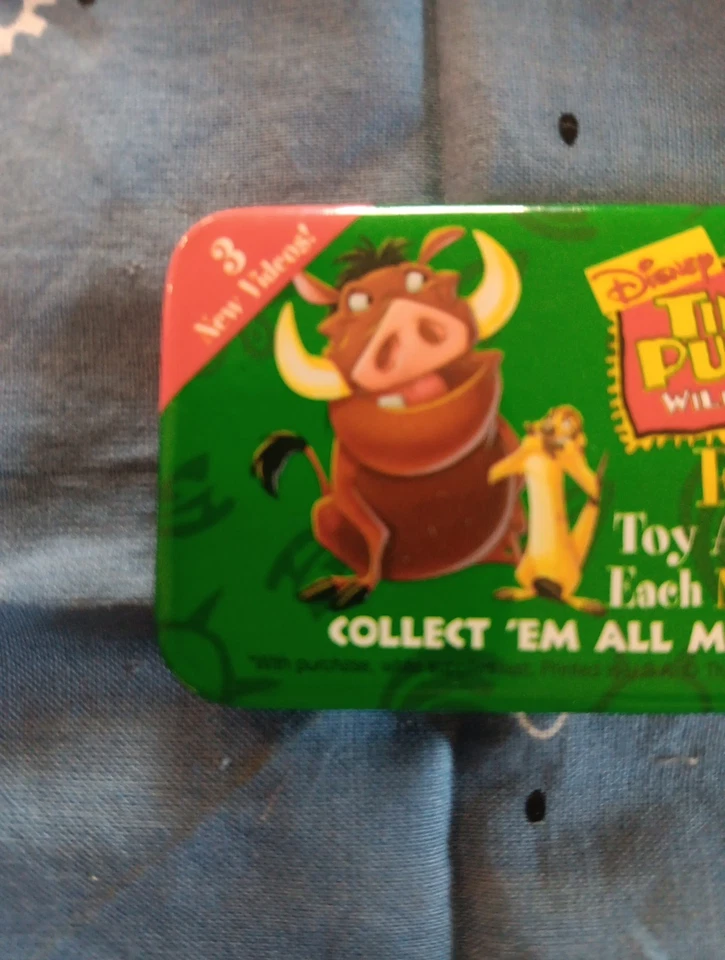 Vintage Timon & Pumbaa's Wild Adventures Free toy Promotional Movie Pin Disney - Image 4 of 4