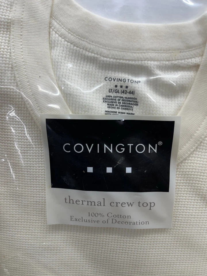 Ropa interior térmica de colección Covington tejido gofre Sears para hombre LT/XLT ver (0730-xx) Foto 2 de 4