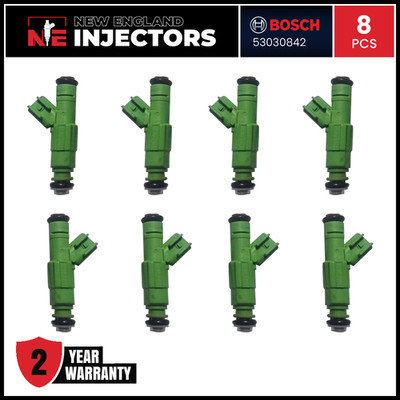 Reman Bosch Upgrade 4 Hole Dakota 4.7 5.2 5.9 Fuel Injector Set Replace 53030842