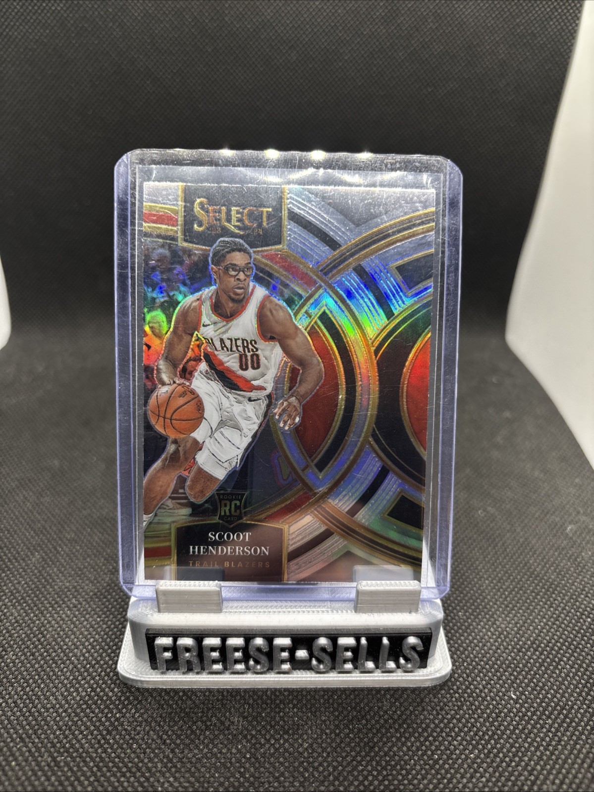 2023-24 Panini Select - Premier Level Scoot Henderson #129 Silver Prizm (RC)