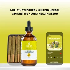 1NESS® Respiratory Wellness Kit – Mullein Extract + Mullein PreRolls + Frequency