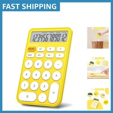 Sturdy Lightweight 12-Digit Calculator with Ergonomic Design for All Users