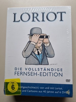 Loriot - Die vollständige Fernseh-Edition auf DVD (6 DVD's)    NEU