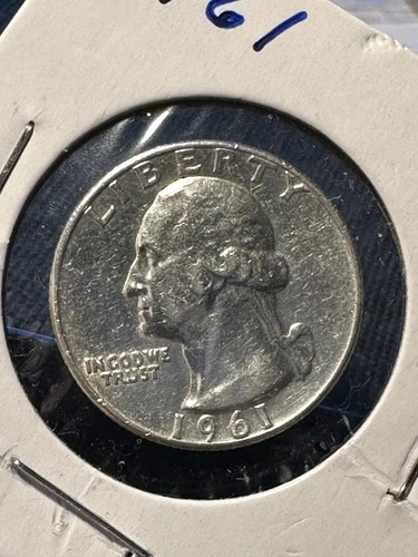 1961 A/U Washington Quarter, UNC     N110