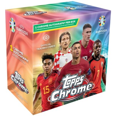 Topps Chrome UEFA EURO 2024 Soccer Base Single Rookie Insert EM24
