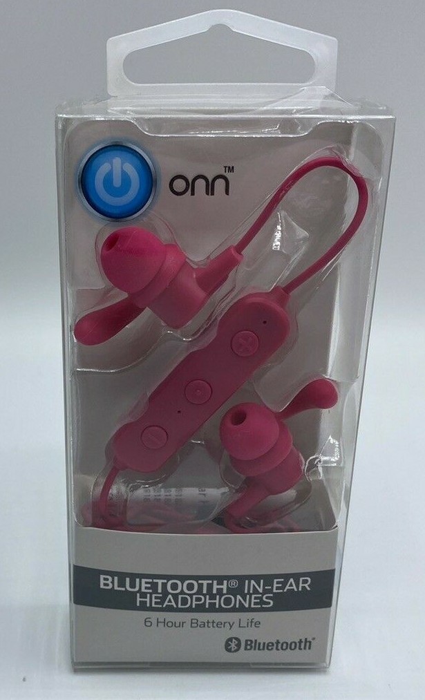 ONN Bluetooth In Ear Headphones with 