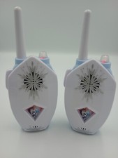 Disney Frozen II Toy Walkie Talkies w/ Lights And Sounds Set Of 2 Works Tested
