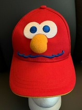 New with Tags NWT Sesame Street Elmo Snapback Hat OSFM