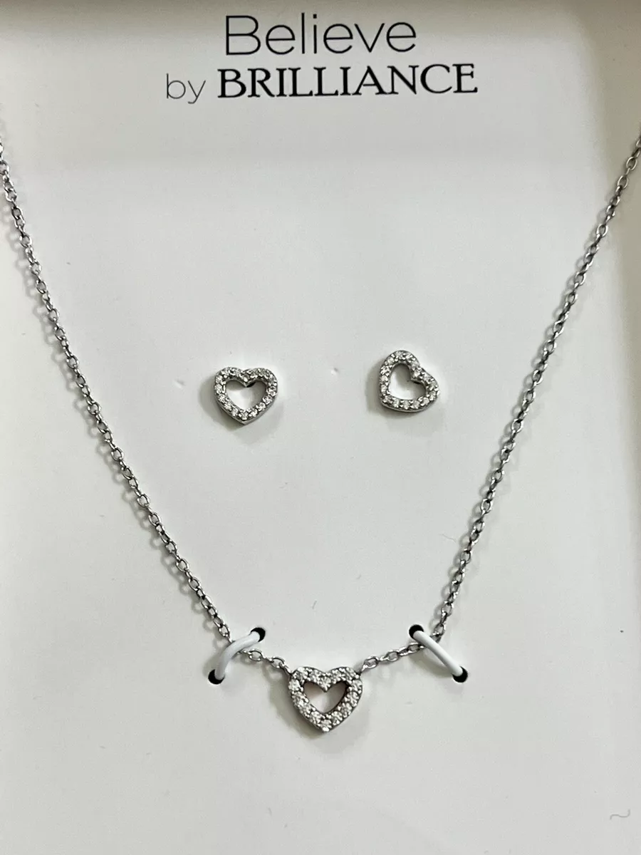 Brilliance heart shop necklace