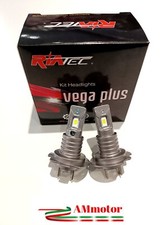 KIT Lampadine H7 Led Moto Piaggio Beverly 350 Riatec Vega Plus 6000K Luce Bianca