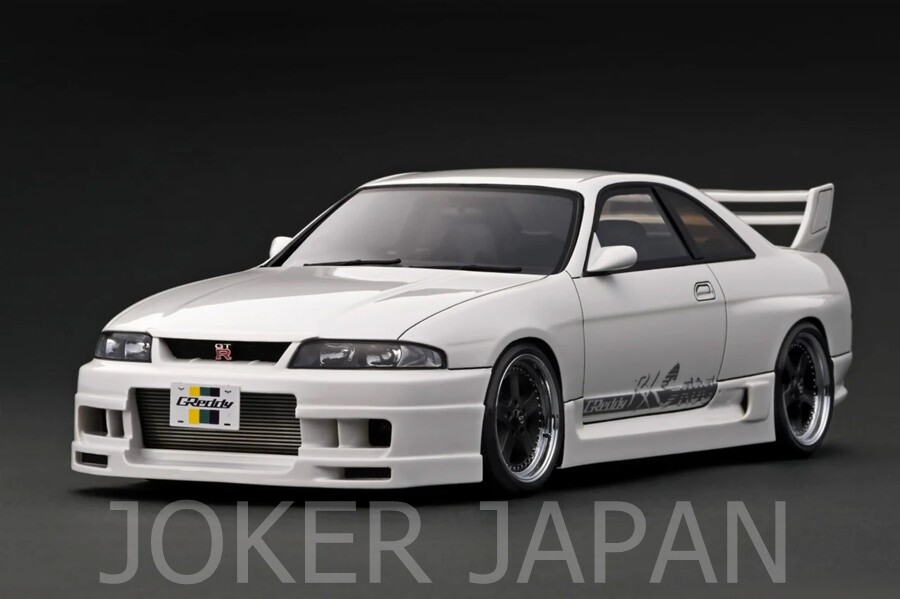 (今だ) 1/18 GReddy GT-R BCNR33 Ignition Model IG3129 1/18 GReddy GT-R (BCNR33) Pearl White JDM | eBay