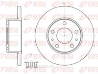 Remsa 2X Bremsscheibe Hinten Ø276 Mm Voll FüR Iveco Daily III