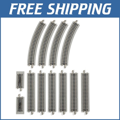 Complete HO Scale Auto-Reversing Track Set with Nickel Silver Rail - 14.63" Size