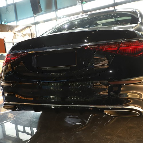 Dark Black Smoke Rear Fog Light Tint Film Vinyl Sticker for Benz S-Class S580 - Picture 4 of 9