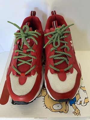 FILA Ray Tracer X Rugrats Red/White/Green Low Sneakers Shoe Kids