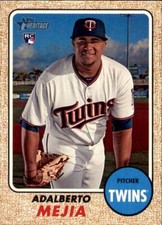 2017 Topps Heritage High Number Base Set Rookie #550 Adalberto Mejia Twins
