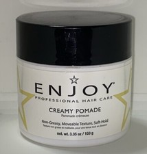 NEW  ENJOY CREAMY HAIR POMADE - ORIGINAL WHITE CONTAINER 3.35 OZ