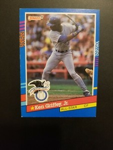 1991 Donruss Ken Griffey Jr 49 American League Error Card Inc No Dot Ebay