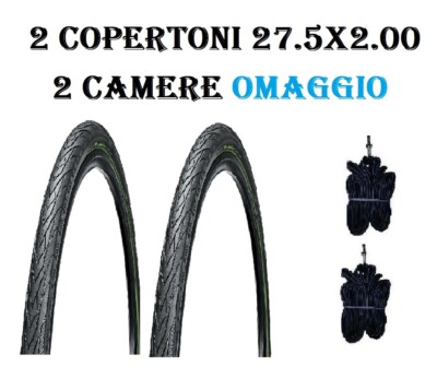 2 Pneus VTT Chaoyang Viper 27.5 X 1.50 - Slick Noir, Route/Asphalte - Marque Mandelli