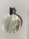 Large Painted Abalone Shell Pendant  — photo 3