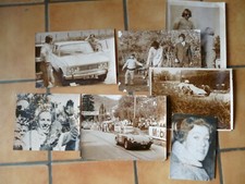 retro-collection lot de 7 photos N&B courses automobile -John Surtees-Pat Moss