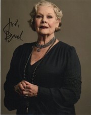 Judi Dench Murder on the Orient Express Autographed Signed 8x10 Photo COA #A1