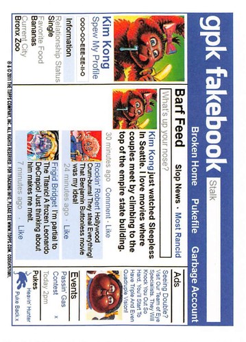 GARBAGE PAIL KIDS 2011 FLASHBACK SERIES 2 PICK-A-CARD YELLOW BASE STICKERS TOPPS - Picture 39 of 321