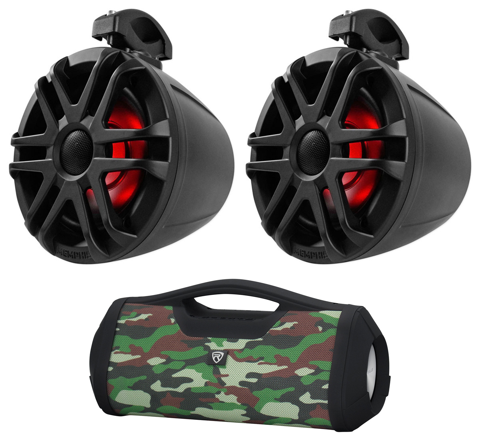 Пара динамиков Memphis Audio MXA62PS 65 LED Tower мощностью 150 Вт для RZRATVUTV Бумбокс 46990₽