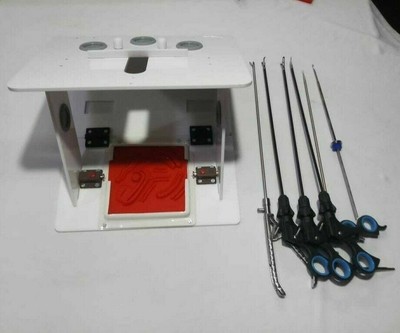 Laparoscopic Simulator Laparoscopy Training Box Trainer Instruments Set 8Piece