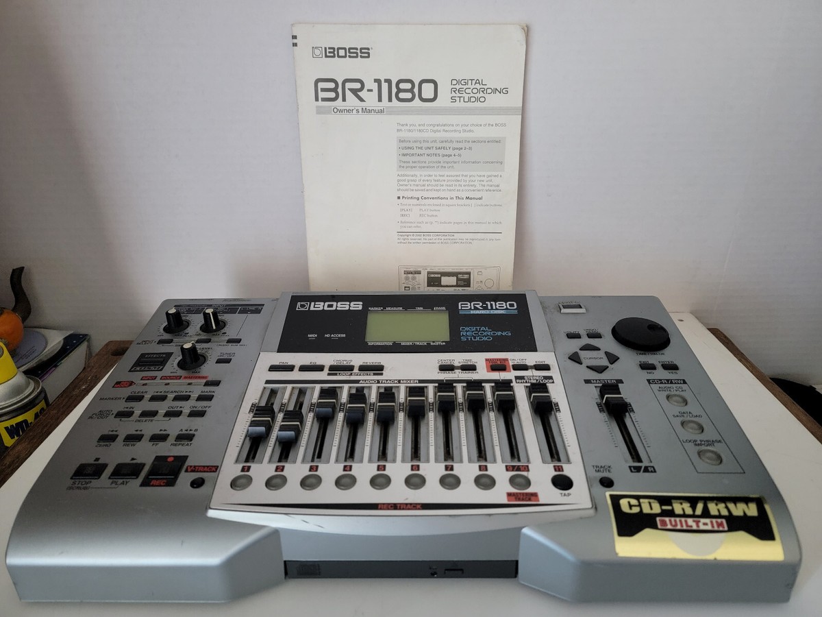 Boss BR-1180CD Digital Multi-track Recording Studio with