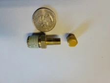 1/4"NPT PARKER Brass Air Compressor Tank Fill Valve Schrader (ONE PIECE) airride