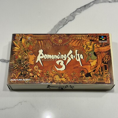 Romancing Saga 3 (Nintendo Super Famicom SFC SNES) Complete CIB