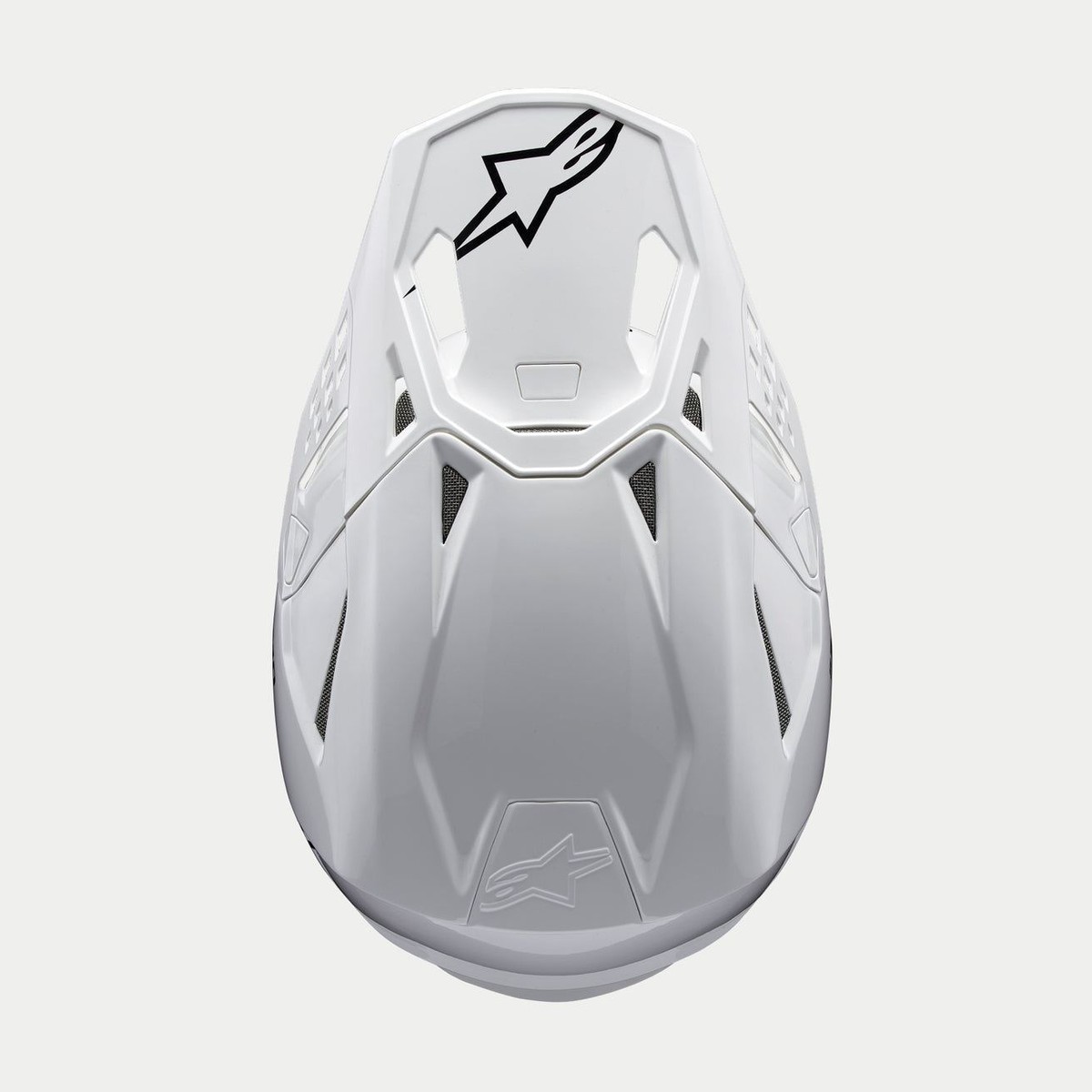 Alpinestars 2026 Supertech SM10 Solid White Glossy Motocross