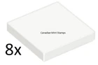 New Lego 8x White Tile 2 x 2 with Groove 3068b 3068