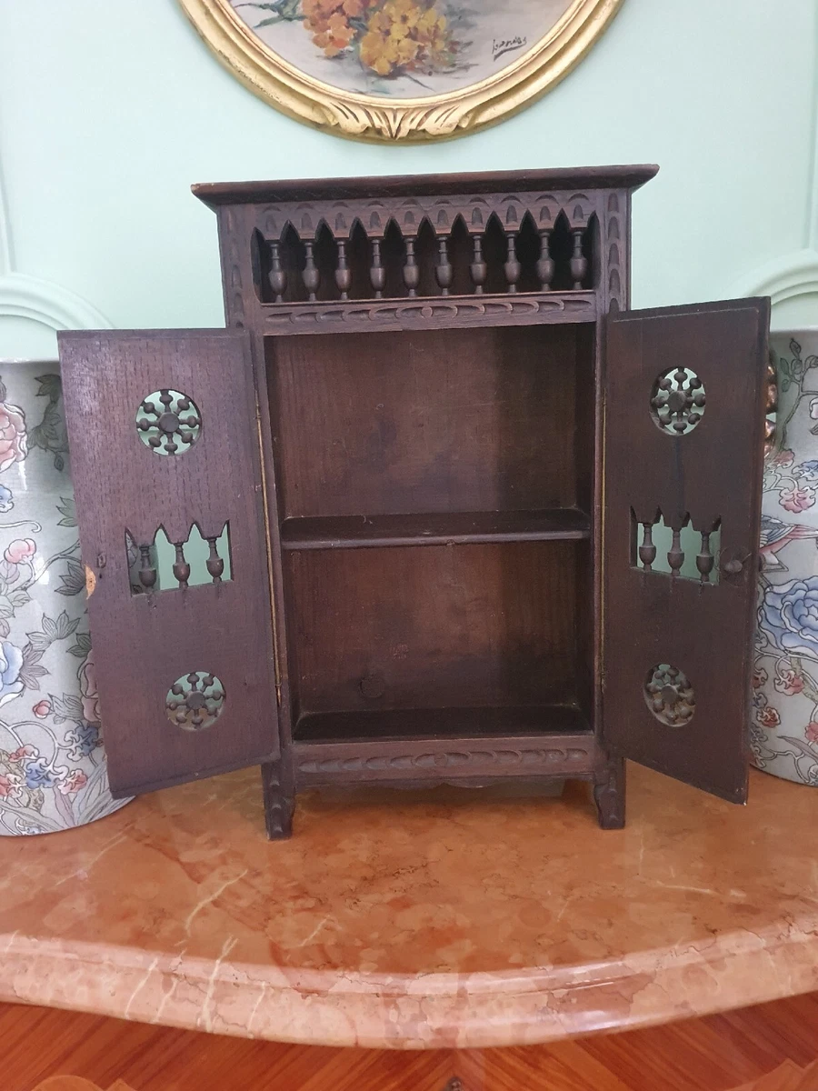 Armoire Bretonne Miniature De Poupée – Vintage 1900 – Meuble Ancien