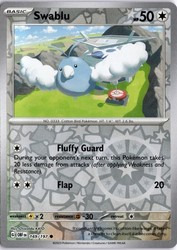 Swablu 169/197 Reverse Holo Obsidian Flames