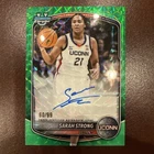 Sarah Strong - 2025 Bowman Chrome Green Geometric Auto 60/99