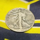 1944-D Liberty Walking Half Dollar Denver Mint Silver 50C Circulated Coin (1)