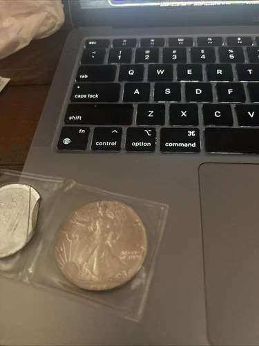 Walking Liberty 1 Ounce Silver Dollar .999 Fine Silver  Eagle On Back