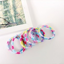 20 PACK THICK STRONG  4CM  Jersey Snag Free Hair Ties Elastics Bobbles Bands