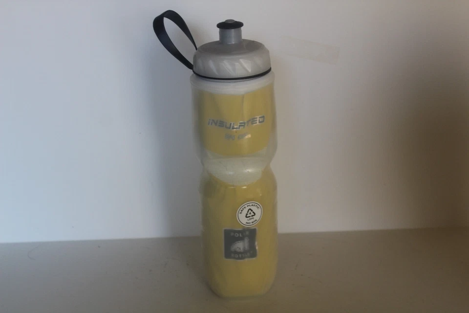 Botella Polar Ciclismo Apretador Amarillo 24 OZ Foto 3 de 4