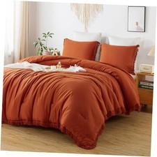 California King Comforter Set California King 104"x96" 01 - Burnt Orange
