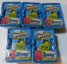 Rare 2013 5 pcs SHOPKINS SEASON 1  blind baskets 2 Shopkins  sealed hard to find