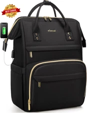 Laptop Backpack Women, 15.6 Inch Work Backpack Woman for Teacher Nurse Bags, Com